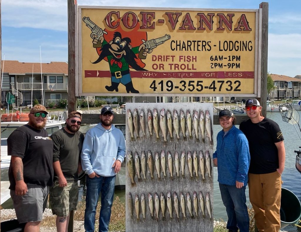 Lake Erie Walleye Charter Fishing Boat, Port Clinton