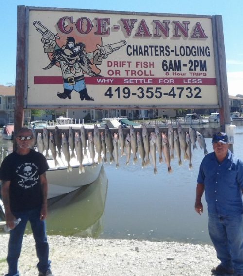 Lake Erie Fishing Reports Port Clinton, Ohio walleye, bass